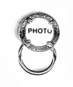 TVTimeDirect Bed & Bath Magnetic Eyeglass Holder Clip- Round Silver