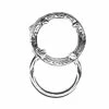 TVTimeDirect Bed & Bath Magnetic Eyeglass Holder Clip- Round Silver