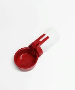 TVTimeDirect Water Rover Smaller 3.5-inch Bowl And 8 Ounce Bottle, Red