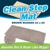 TVTimeDirect Clean Step Mat Runner (24" X 60")- Tan Houseware