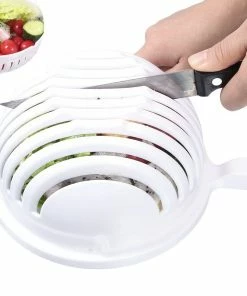 TVTimeDirect Kitchen Eternal Instant Salad Bowl - White