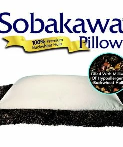 TVTimeDirect Bed & Bath Original Sobakawa Buckwheat Pillow, 19