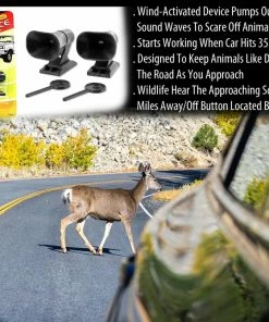 TVTimeDirect Wind-Activated Wildlife Warning Device- 2 Pack Automotive 7 TVTimeDirect Wind-Activated Wildlife Warning Device- 2 Pack Automotive