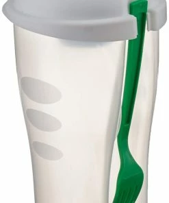 TVTimeDirect Salad Fresh Salad To Go W/ Dressing Container And Fork (Single) Kitchen