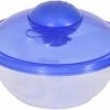 TVTimeDirect Compac Salad Blaster Bowl Food Storage Containers With Lid 26 Oz Salad 2 Oz Dressing- Blue