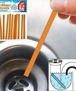 TVTimeDirect Sani-Clean Batonnets Drain Cleaner And Deodorizer (Orange)