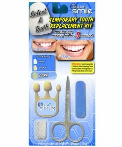 TVTimeDirect Health & Beauty Instant Smile Select A Tooth Temporary Tooth Replacement Kit- Dark