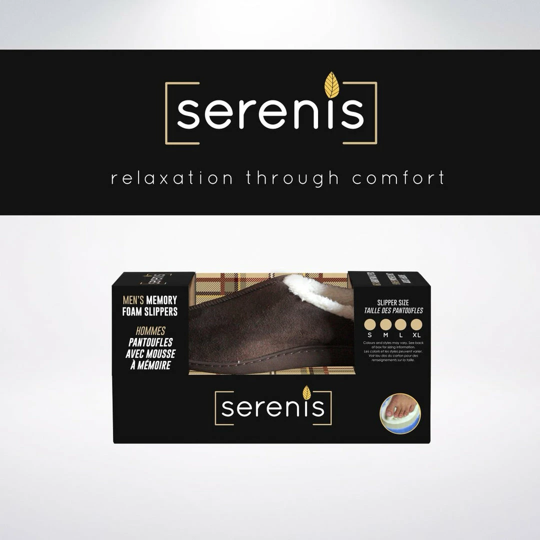 TVTimeDirect Clothing & Accessories Serenis Men's Memory Foam Slippers, Brown- Medium 4 TVTimeDirect Clothing & Accessories Serenis Men's Memory Foam Slippers, Brown- Medium