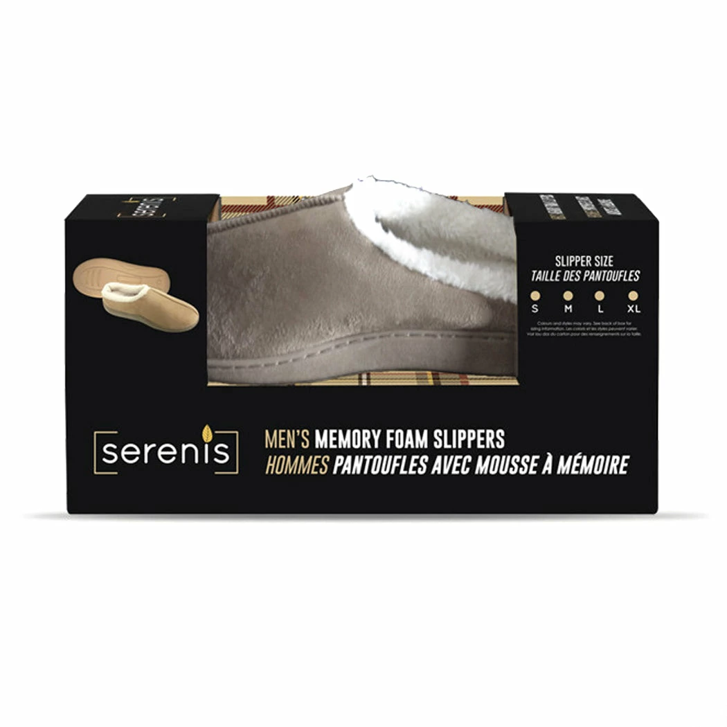 TVTimeDirect Serenis Men's Memory Foam Slippers, Taupe- Small Clothing & Accessories 4 TVTimeDirect Serenis Men's Memory Foam Slippers, Taupe- Small Clothing & Accessories