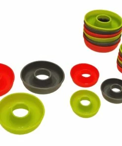 TVTimeDirect Gourmet Doughnut Silicone Liners (12 Pack) Houseware