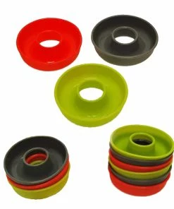 TVTimeDirect Gourmet Doughnut Silicone Liners (12 Pack) Houseware