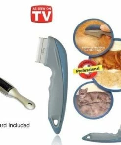 TVTimeDirect Pets Shedender Professional Deshedding Tool W/ Bonus Lint Wizard