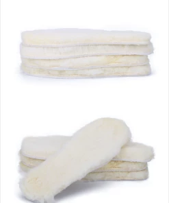 TVTimeDirect Natural Wool Insoles-100% Real Sheepskin (Women Size: 7.5)