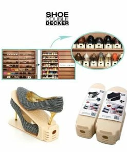 TVTimeDirect Houseware Shoe Double Decker - Single - Small