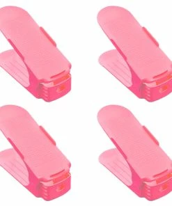 TVTimeDirect Shoe Double Decker - Pink - 4 Pack Houseware