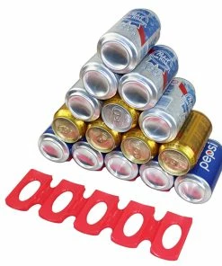 TVTimeDirect Kitchen Silicone Stacker For Soda Cans And Wine Bottles