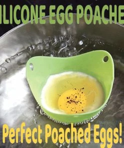 TVTimeDirect Kitchen Silicone Egg Poachers- Set Of 12