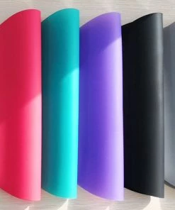 TVTimeDirect Kitchen Silicone Microwave Spill Mat - Red - 11.75 In.