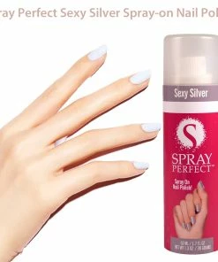 TVTimeDirect Spray Perfect Sexy Silver Spray-on Nail Polish Houseware