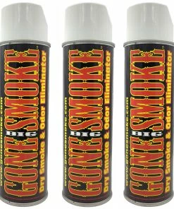 TVTimeDirect Automotive Big Gone Smoke- Dry Smoke & Odor Eliminator, 16 Oz.- 3 Pack