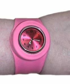 TVTimeDirect Toys & Games Silicone Slap Strap Watch- Childrens Size- Dark Pink