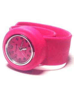 TVTimeDirect Toys & Games Silicone Slap Strap Watch- Childrens Size- Dark Pink