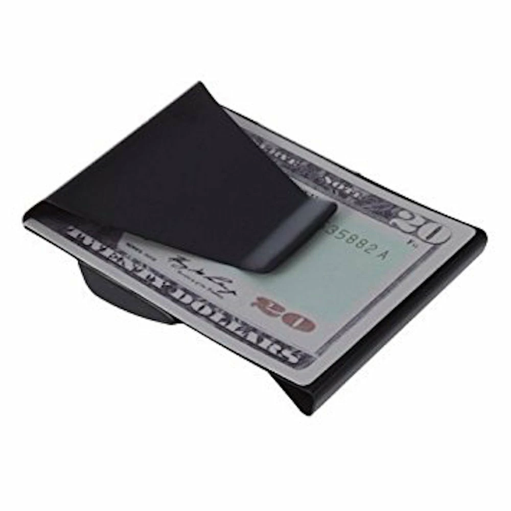 TVTimeDirect Clothing & Accessories Slim Clip - Double Sided Money Clip! (Black Chrome) 3 TVTimeDirect Clothing & Accessories Slim Clip - Double Sided Money Clip! (Black Chrome)