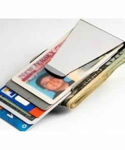 TVTimeDirect Clothing & Accessories Slim Clip - Double Sided Money Clip! (B. Chrome)