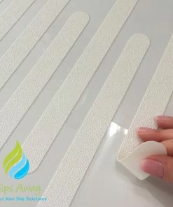 TVTimeDirect The Ultimate Anti-Slip Strips 2 Pack White