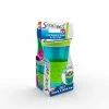 TVTimeDirect Snackeez 2-in-1 Snack & Drink Cup (Blue/Green) 24oz Kitchen