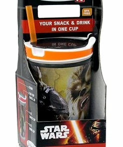 TVTimeDirect Snackeez Jr - 2-in-1 Snack & Drink Cup Star Wars 7 Movie Edition (Chewbacca)