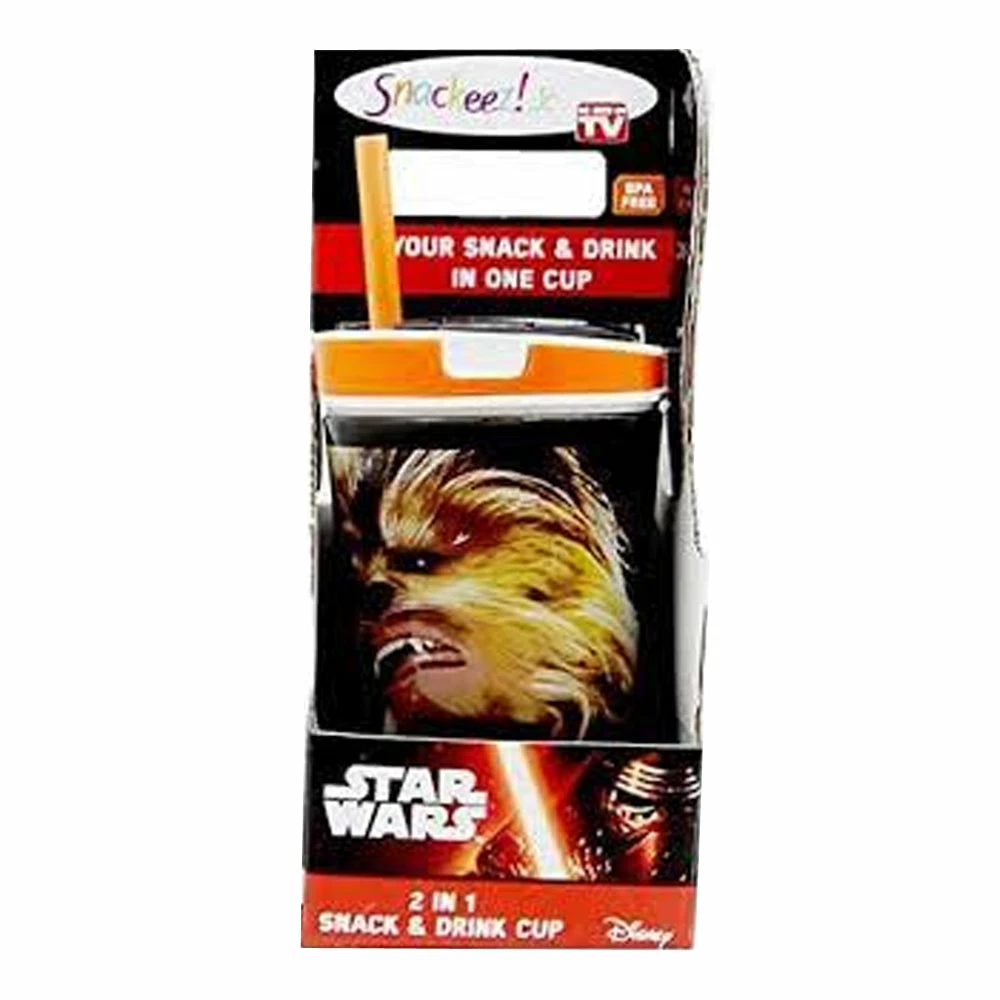 TVTimeDirect Snackeez Jr - 2-in-1 Snack & Drink Cup Star Wars 7 Movie Edition (Single,Assorted) 6 TVTimeDirect Snackeez Jr - 2-in-1 Snack & Drink Cup Star Wars 7 Movie Edition (Single,Assorted)