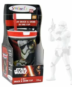 TVTimeDirect Snackeez Jr - 2-in-1 Snack & Drink Cup Star Wars 7 Movie Edition (STORMTROOPER) Kitchen