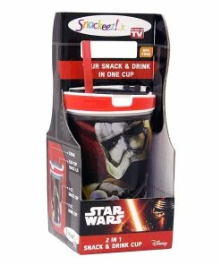 TVTimeDirect Snackeez Jr - 2-in-1 Snack & Drink Cup Star Wars 7 Movie Edition (STORMTROOPER) Kitchen