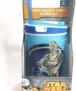 TVTimeDirect Snackeez Jr - 2-in-1 Snack & Drink Cup Star Wars 7 Movie Edition (Single,Assorted)