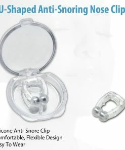 TVTimeDirect U-Shaped Anti-Snoring Nose Clip Health & Beauty