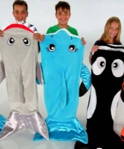 TVTimeDirect Bed & Bath Snuggie Tails Blanket - Rainbow Fish - Deluxe