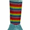 TVTimeDirect Bed & Bath Snuggie Tails Blanket - Rainbow Mermaid - Adult