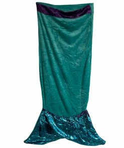 TVTimeDirect Snuggie Tails Blanket- Teal - Adult Bed & Bath