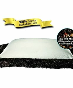 TVTimeDirect Bed & Bath Original Sobakawa Buckwheat Pillow, 19" X 15"-- 2 Pack