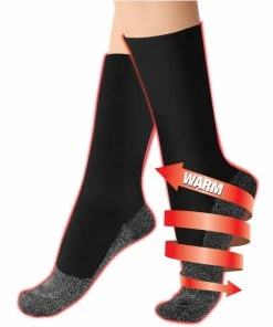 TVTimeDirect Below Zero Heat Retention Socks- Small/Medium Clothing & Accessories