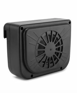 TVTimeDirect Auto Fan Solar Powered Ventilation System Automotive