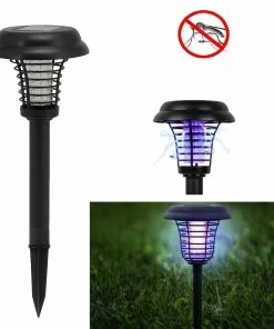 TVTimeDirect Houseware Bulk Buys Outdoor Garden Solar LED Light And UV Bug Zapper