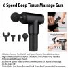 TVTimeDirect Health & Beauty 6 Speed Deep Tissue Massage Gun