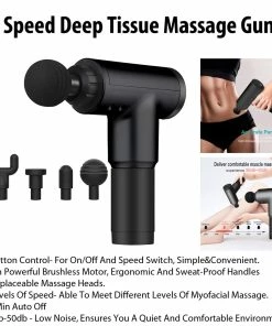 TVTimeDirect Health & Beauty 6 Speed Deep Tissue Massage Gun