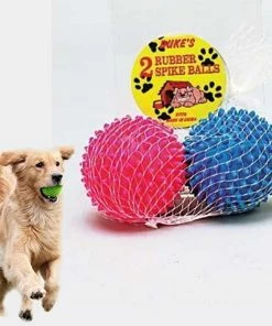 TVTimeDirect Duke's Rubber Spike Toy - Pack Of 2 Pets