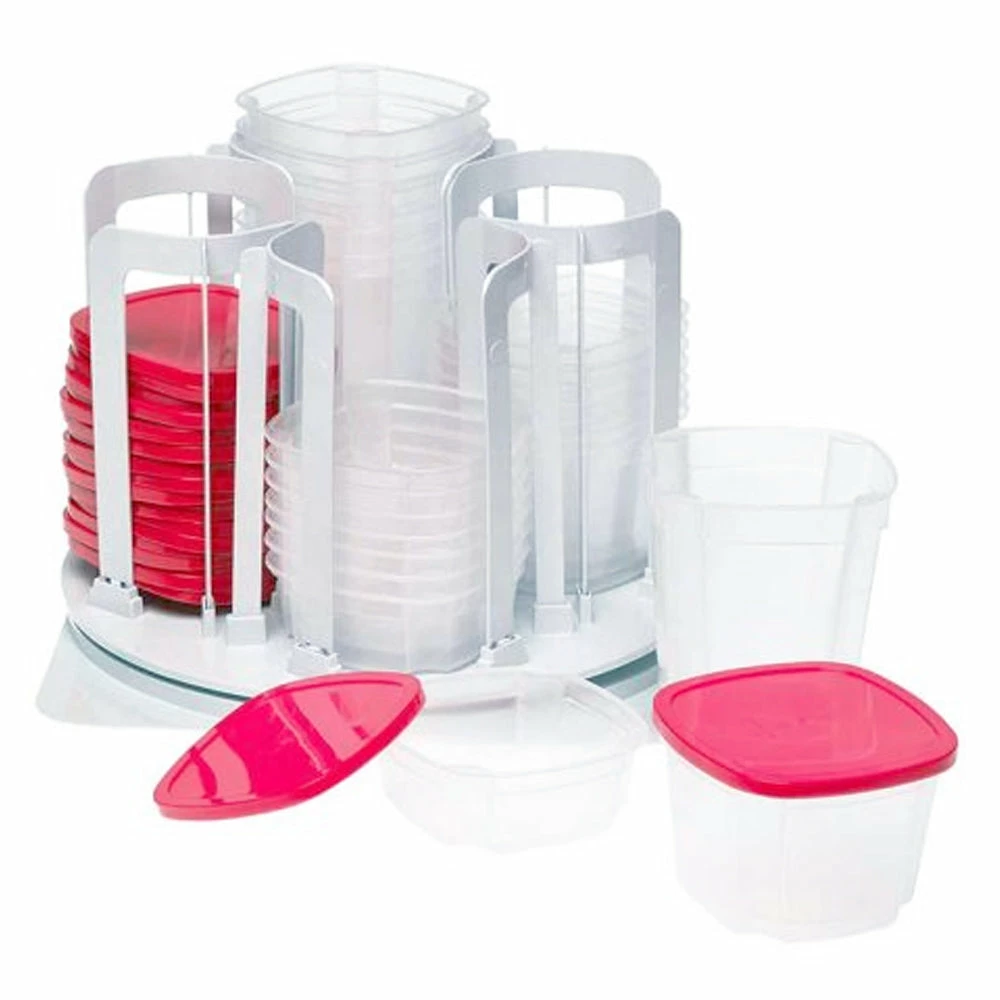 TVTimeDirect Swirl Around Smart Spin Storage Container Organizer System Kitchen 4 TVTimeDirect Swirl Around Smart Spin Storage Container Organizer System Kitchen