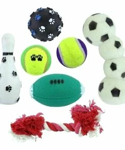 TVTimeDirect Pets Fine Life Sports Pet Toys- 7 Piece Set
