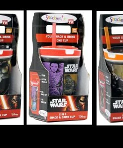 TVTimeDirect Snackeez Jr Star Wars - Assorted Styles -Three Pack Houseware