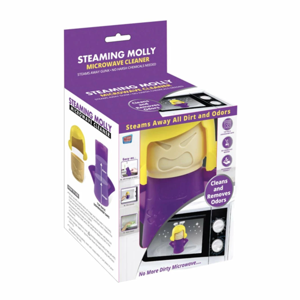 TVTimeDirect Kitchen Steaming Molly Microwave Cleaner 4 TVTimeDirect Kitchen Steaming Molly Microwave Cleaner